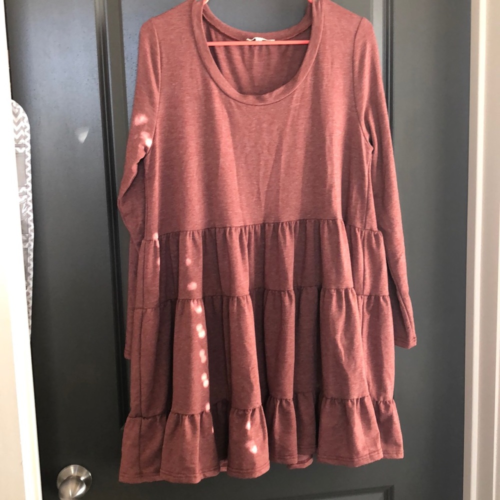 Ruffle Skirt Dress